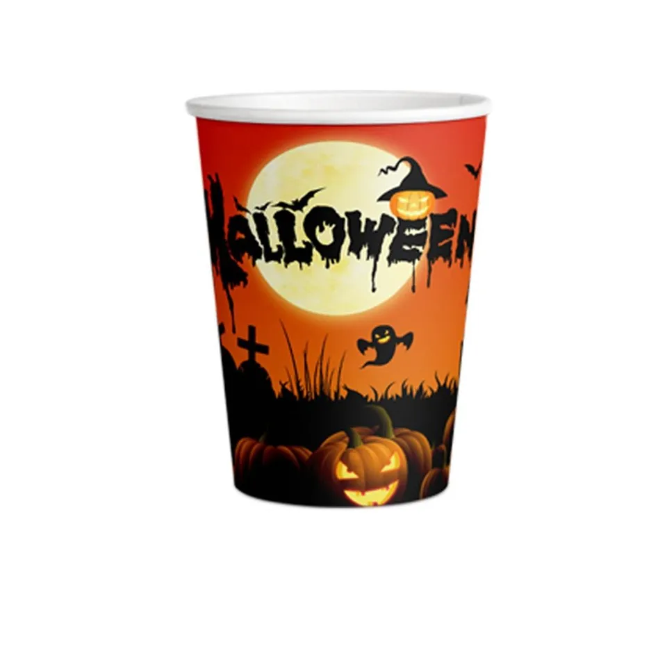 Halloween Disposable Coffee Cup